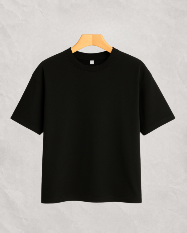 solid drop shoulder (black) solid drop shoulder (black)