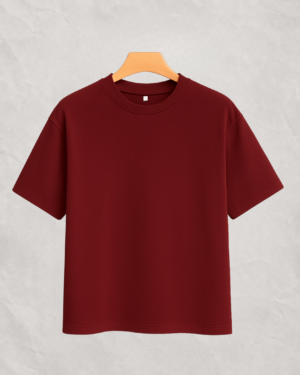 solid drop shoulder (Maroon) solid drop shoulder (Maroon)
