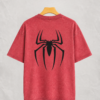 spider man drop shoulder (maroon)